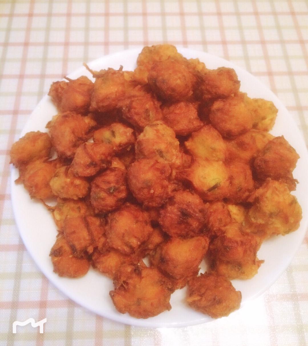 胡萝卜香菜素丸子