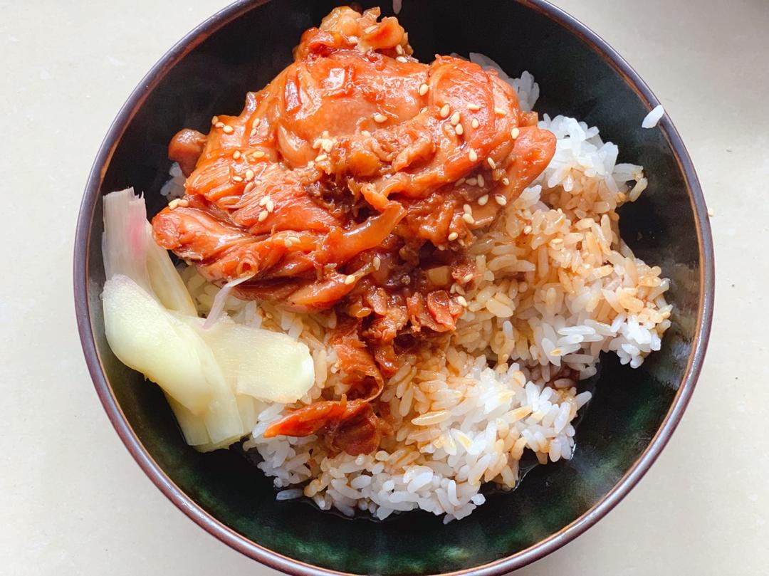 照烧蒜香版鸡腿饭的做法