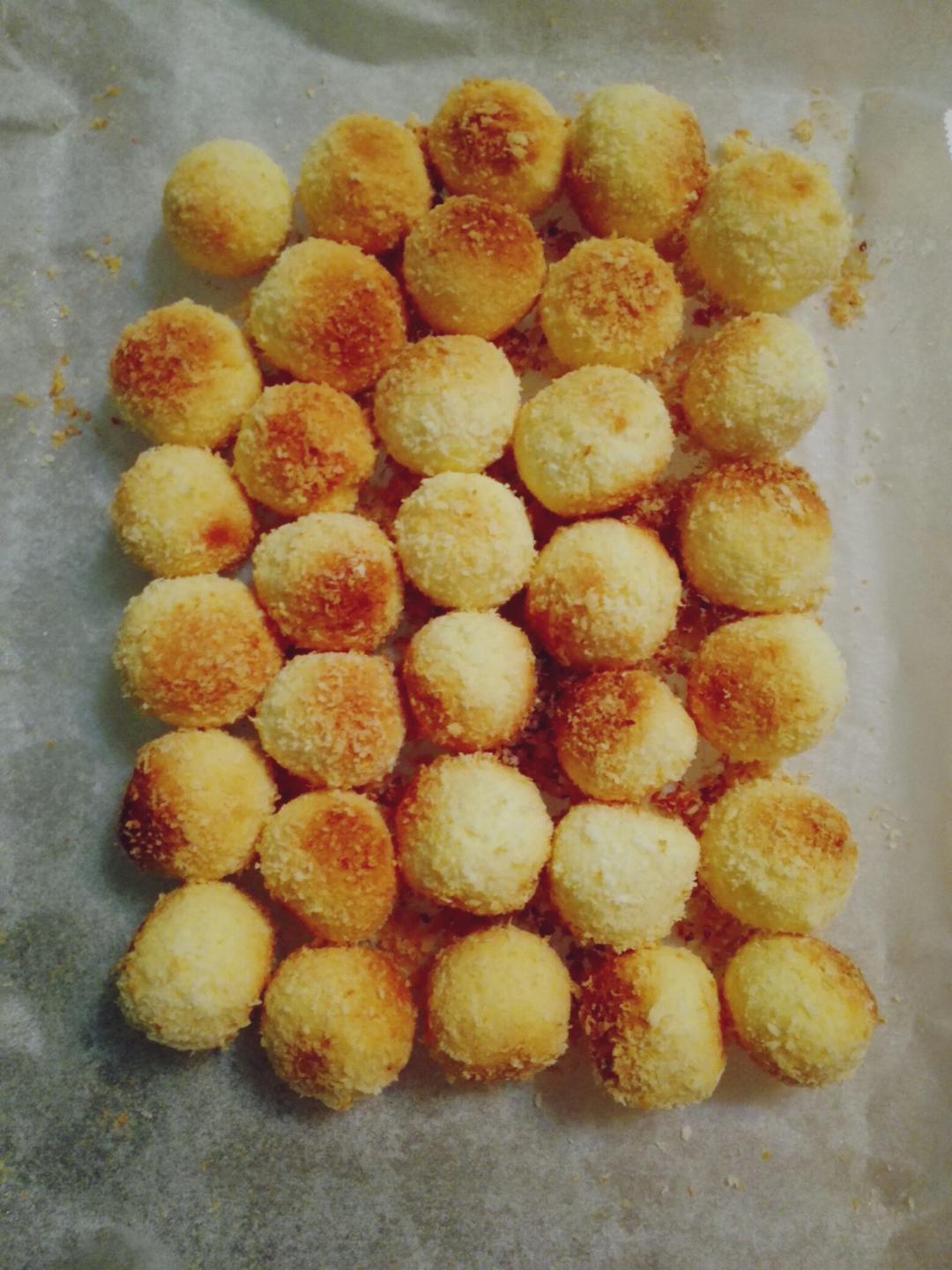 【视频】椰蓉小酥球（消耗蛋黄）童年美食