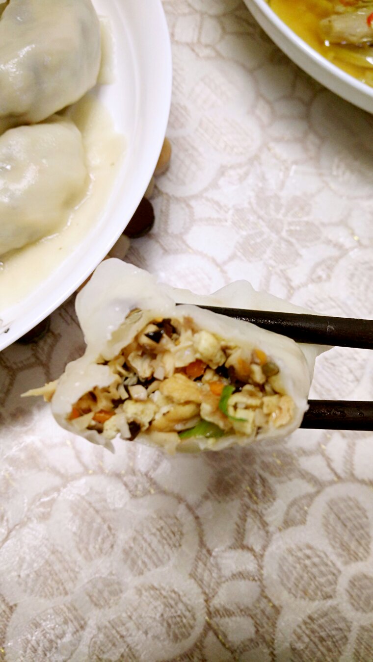 好吃的素水饺的做法