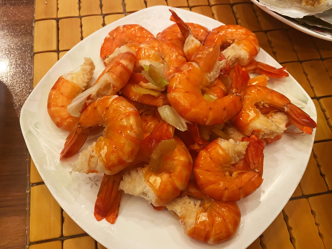 3分钟海鲜料理🍶料酒焖虾🦐