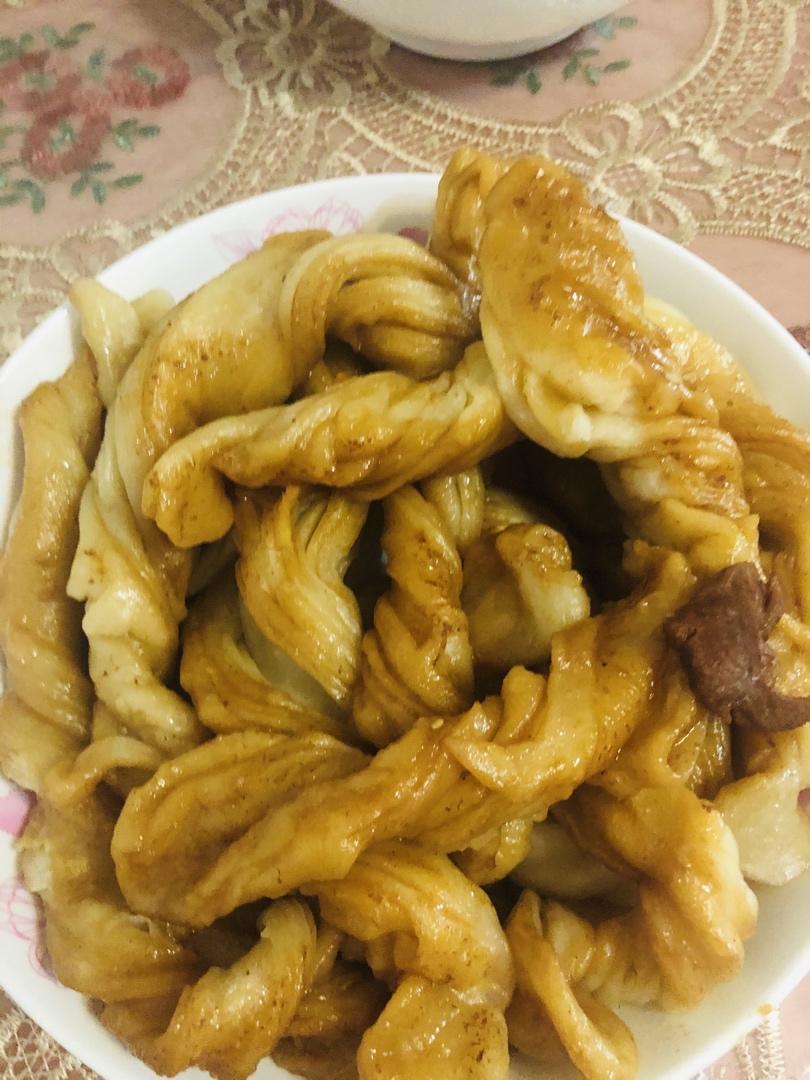 懒人饭豆角粘卷子一锅出