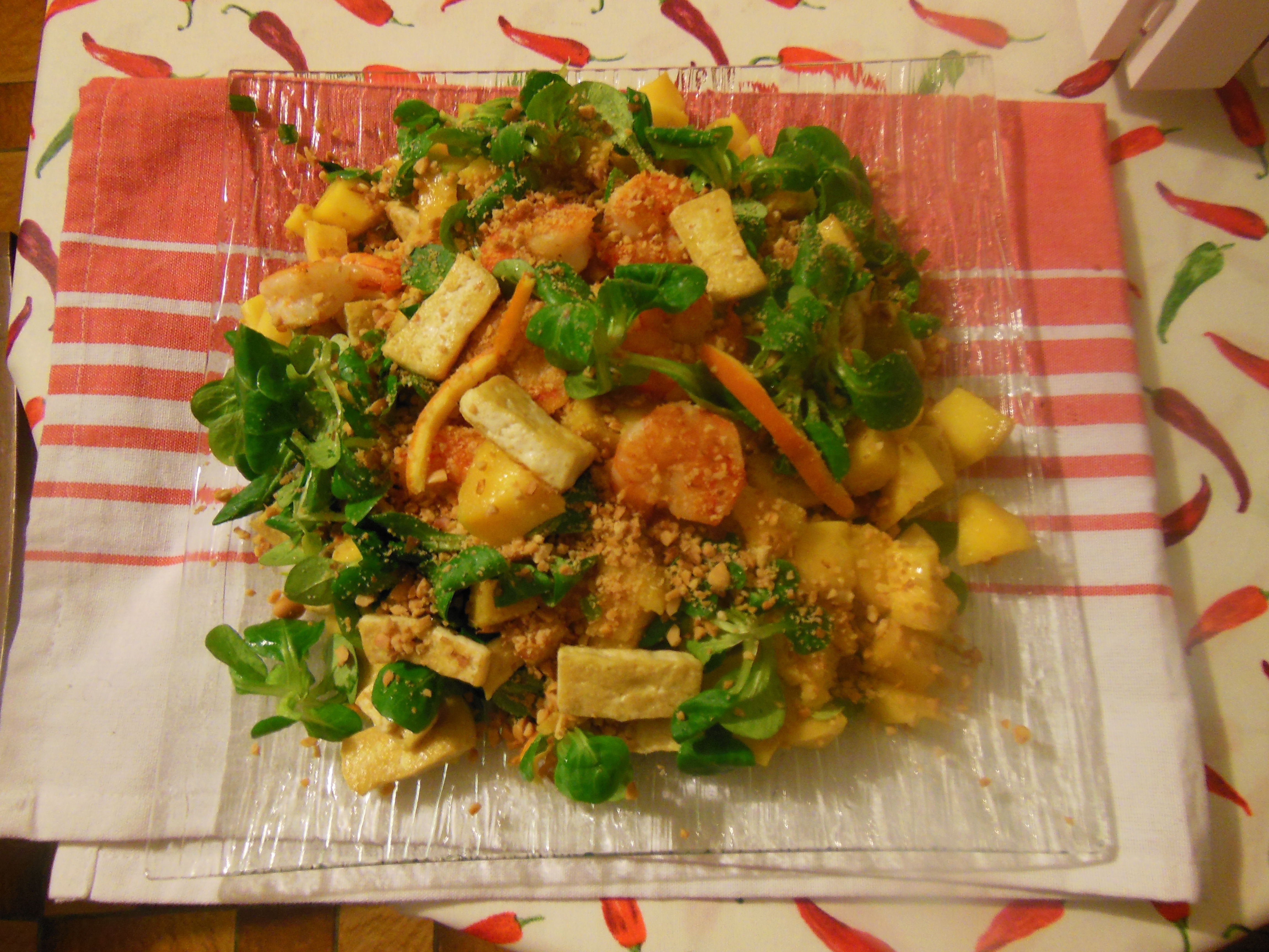 泰式鲜虾芒果沙拉