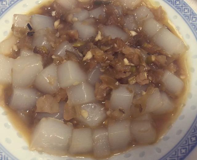 好好生活之～～酸酸的蒜味榨菜麻腐（超级下饭,易做的保留菜）的做法