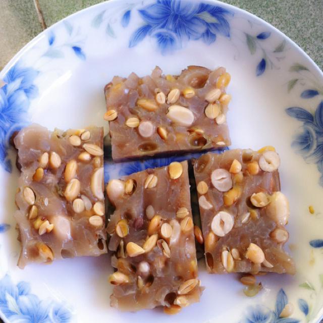 【lve】做的花生猪皮冻