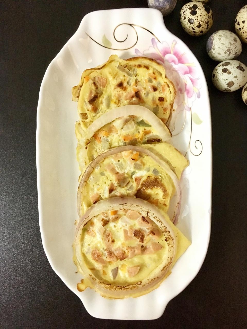 洋葱圈蛋饼