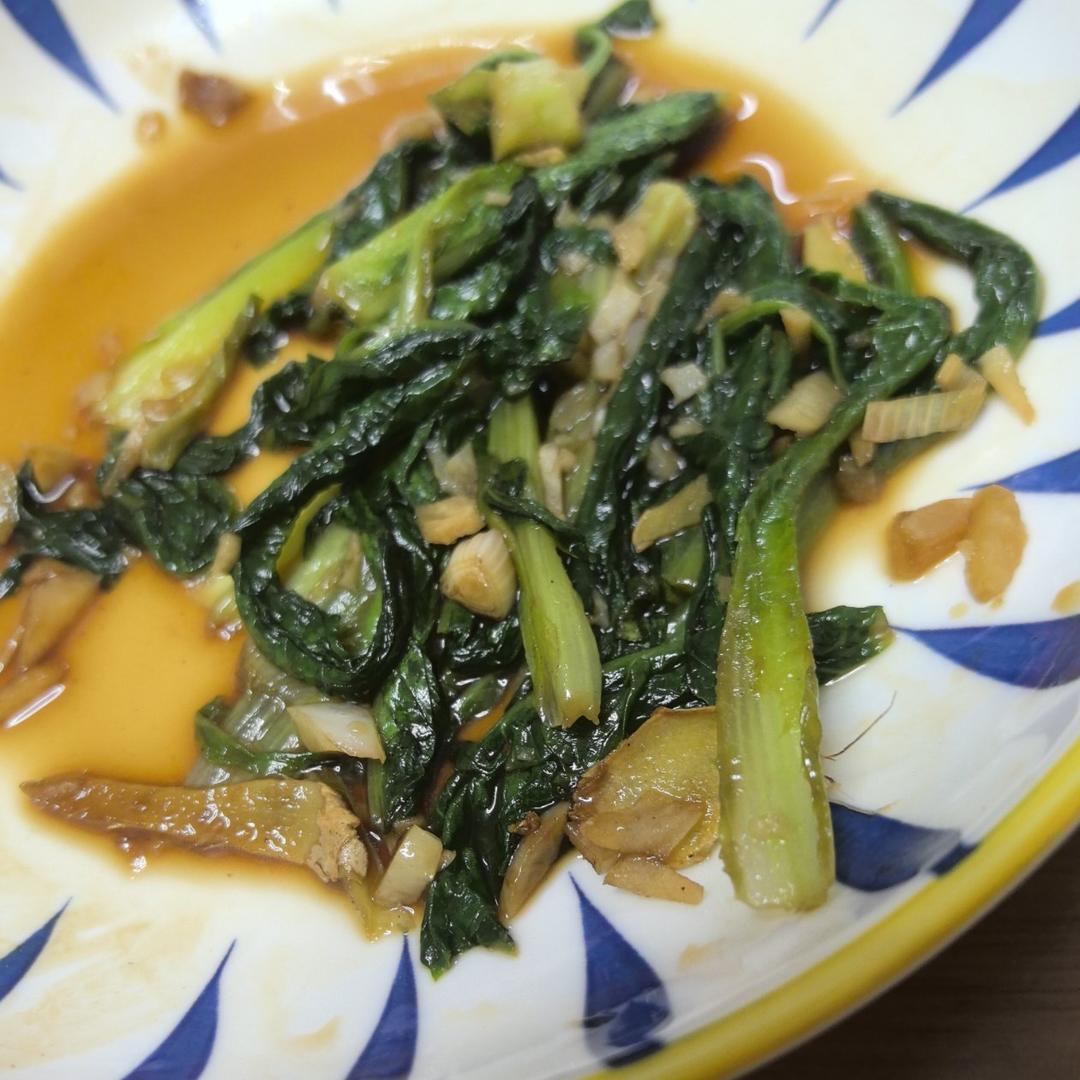 蒜蓉耗油清炒油麦菜，减脂快手菜，宝宝超爱，傻瓜步骤，屡试不爽，好吃且下饭，鲜香爽口！！