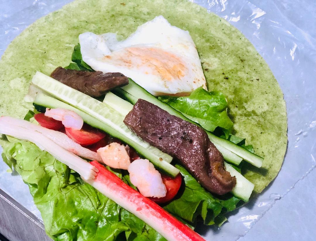 减脂餐|鸡胸肉菠菜卷