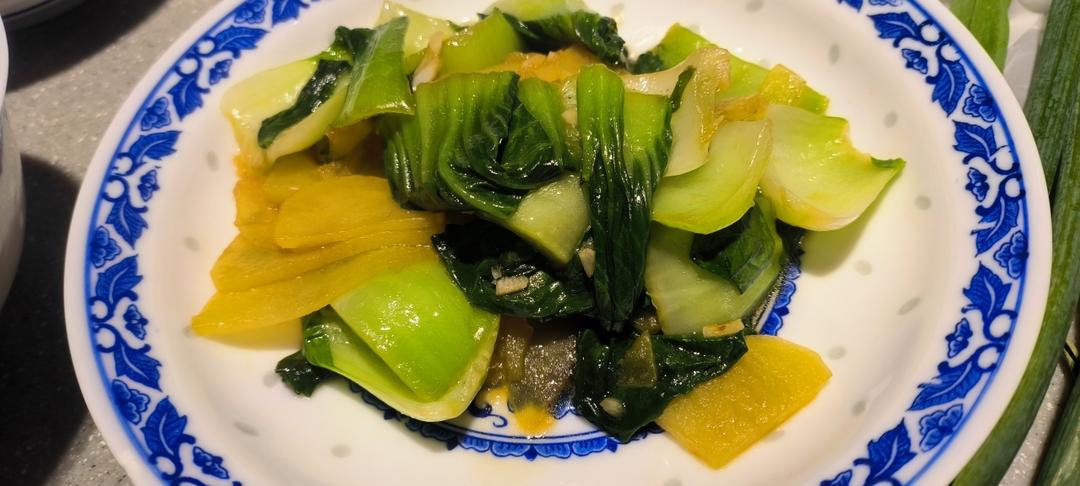 土豆片烧油菜