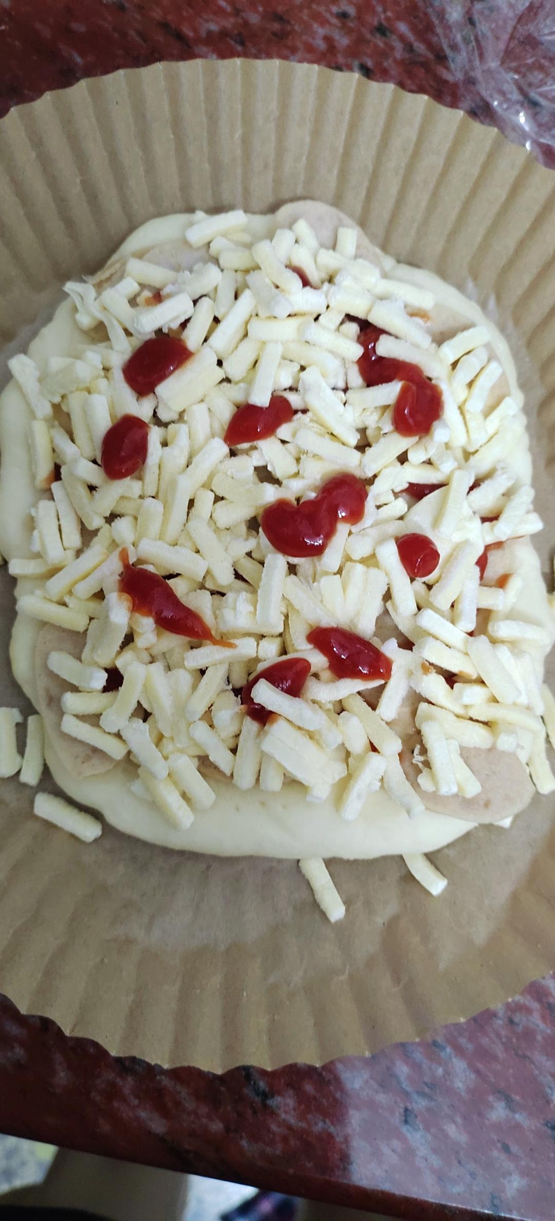 空气炸锅版pizza