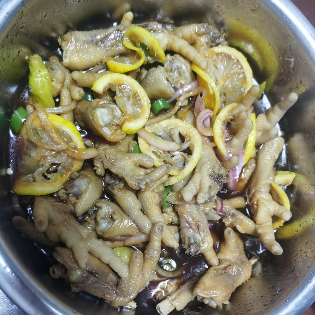 【柠檬酸辣鸡爪】自制超级无敌美味的网红鸡爪