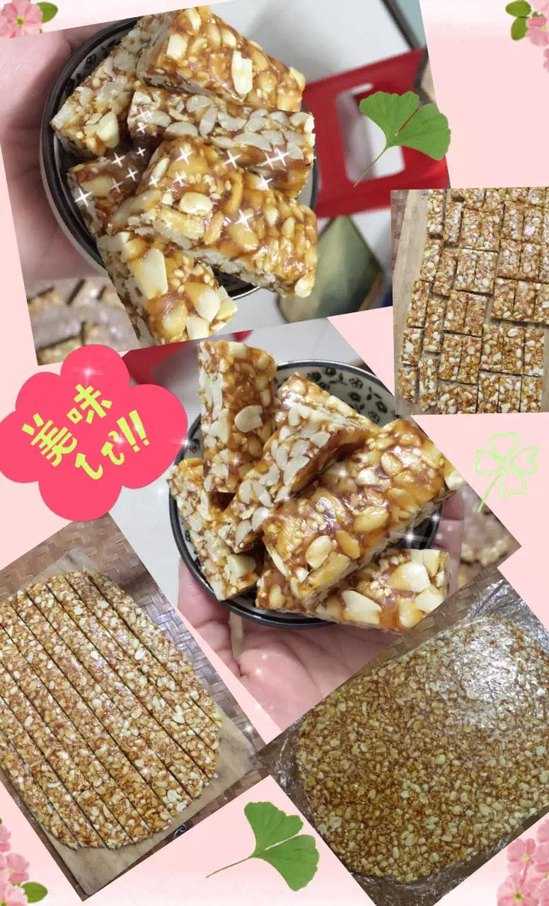 自制花生糖，香甜酥脆不粘牙