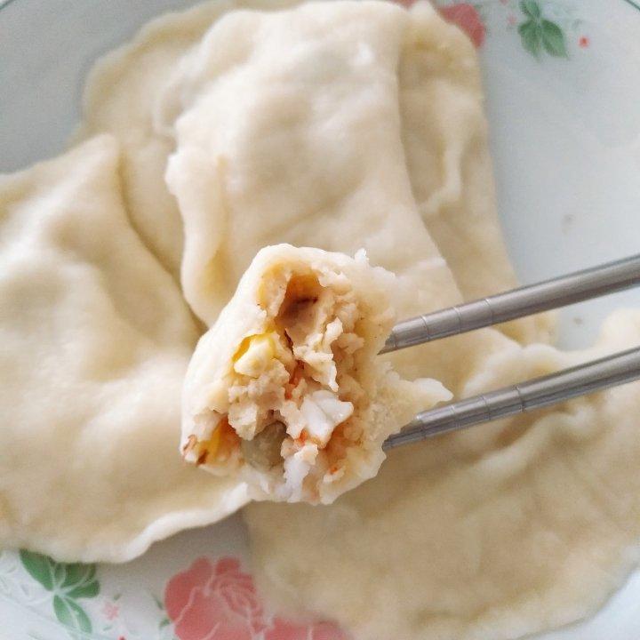 虾仁玉米鸡肉饺子
