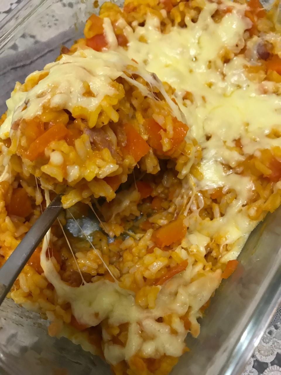 南瓜酱焗饭