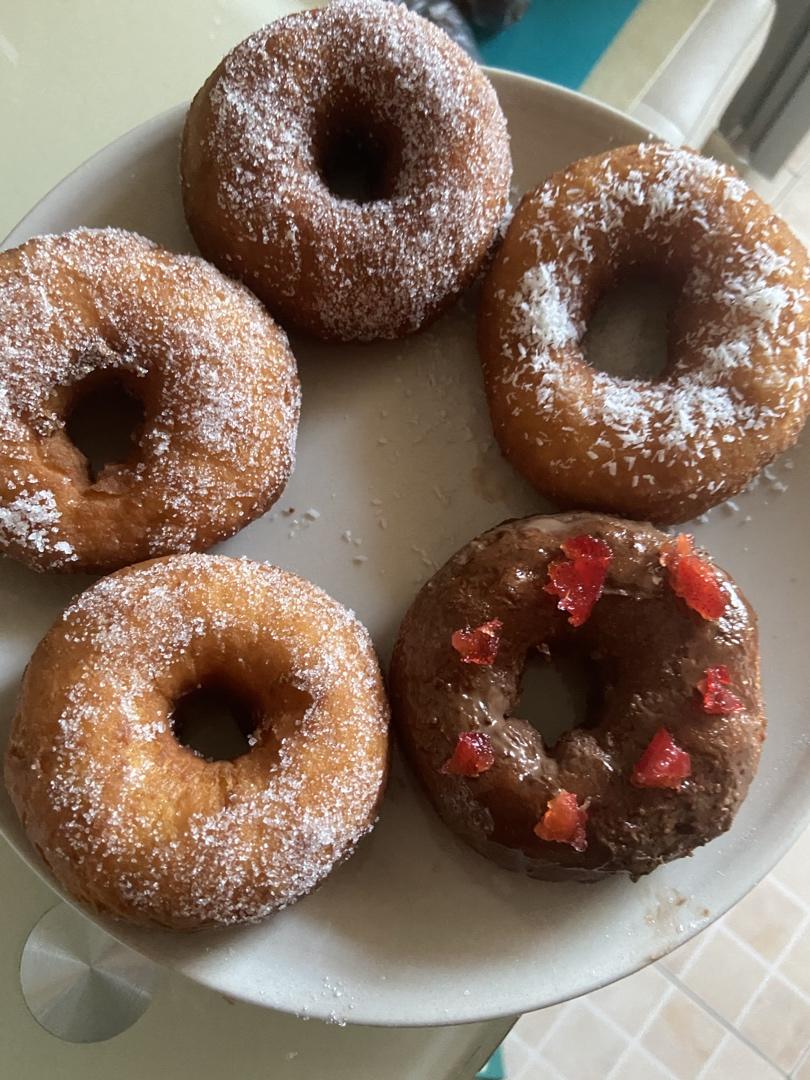 无需烤箱❗️超好吃甜甜圈