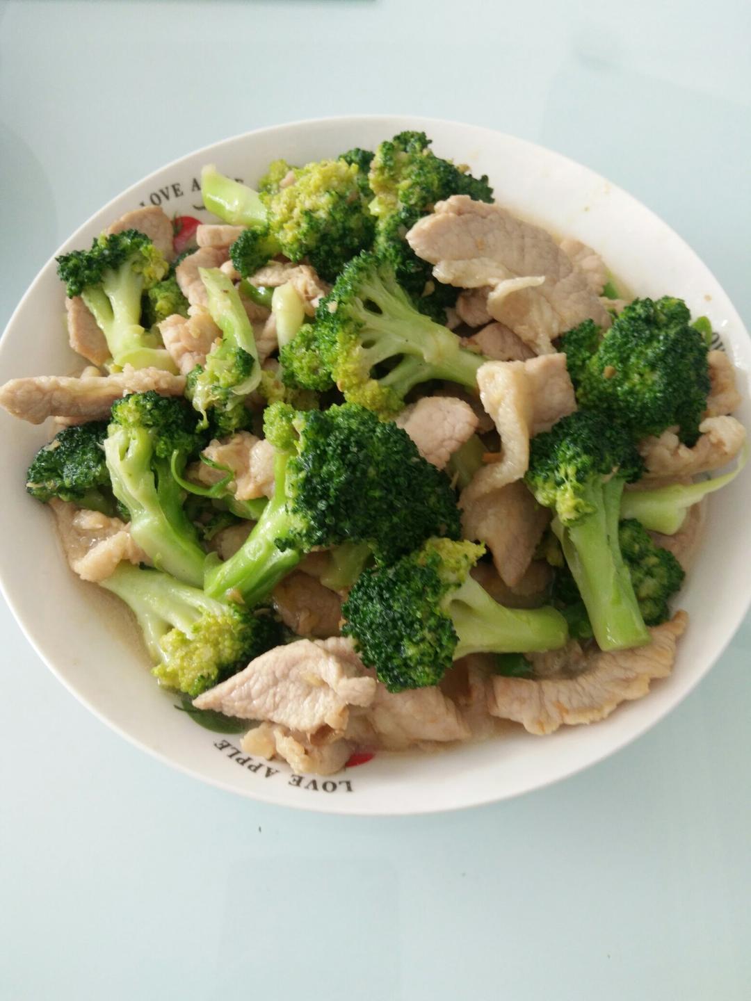 nan_3yqv做的西兰花炒肉片