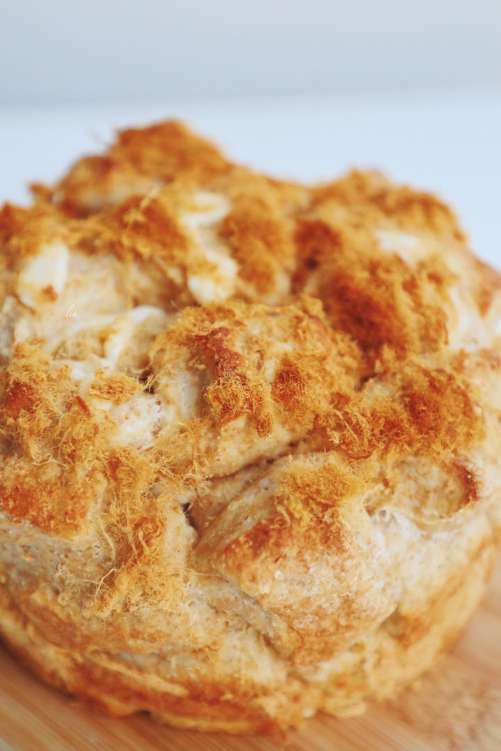 肉松手撕面包—超软会爆浆的面包哟