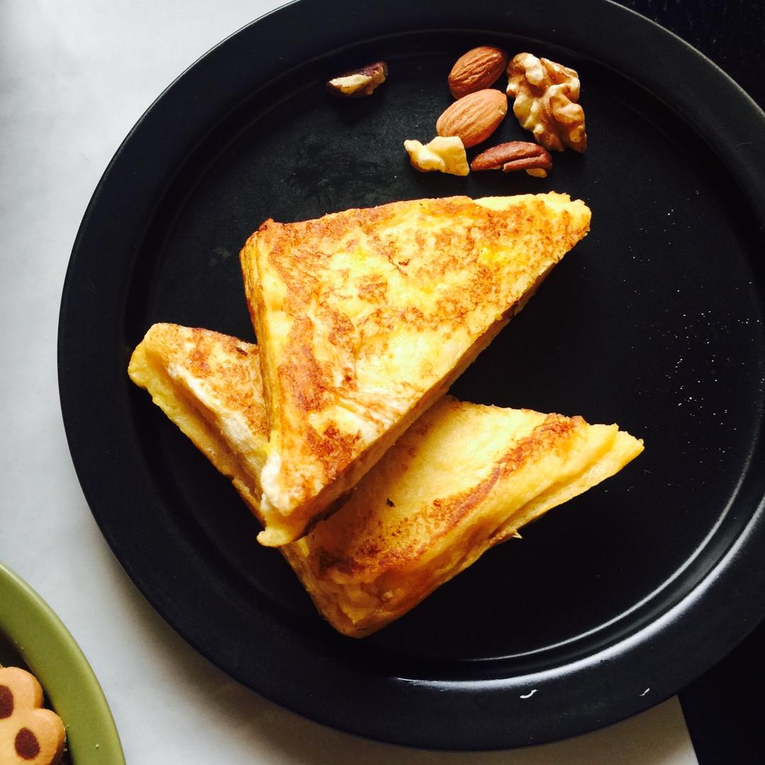 十分钟快手早餐【港式火腿西多士】