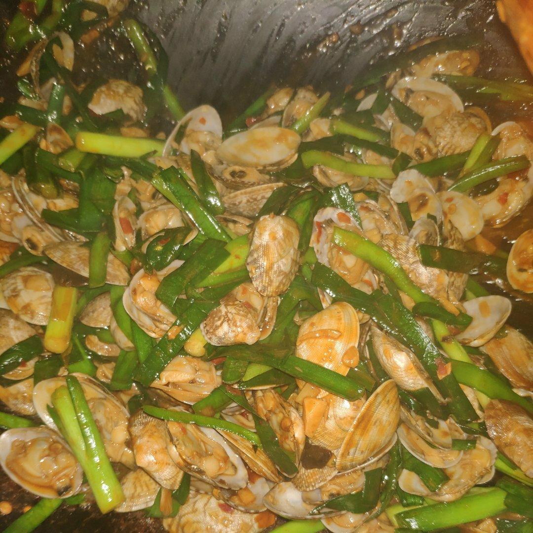 秒杀路边摊‼️巨好吃的爆炒花甲‼️辣炒花蛤