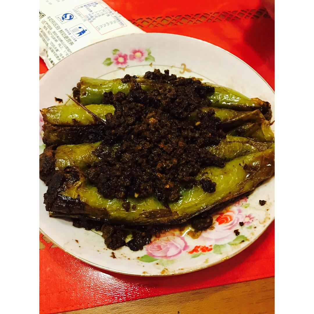 下饭菜肴--青椒酿肉