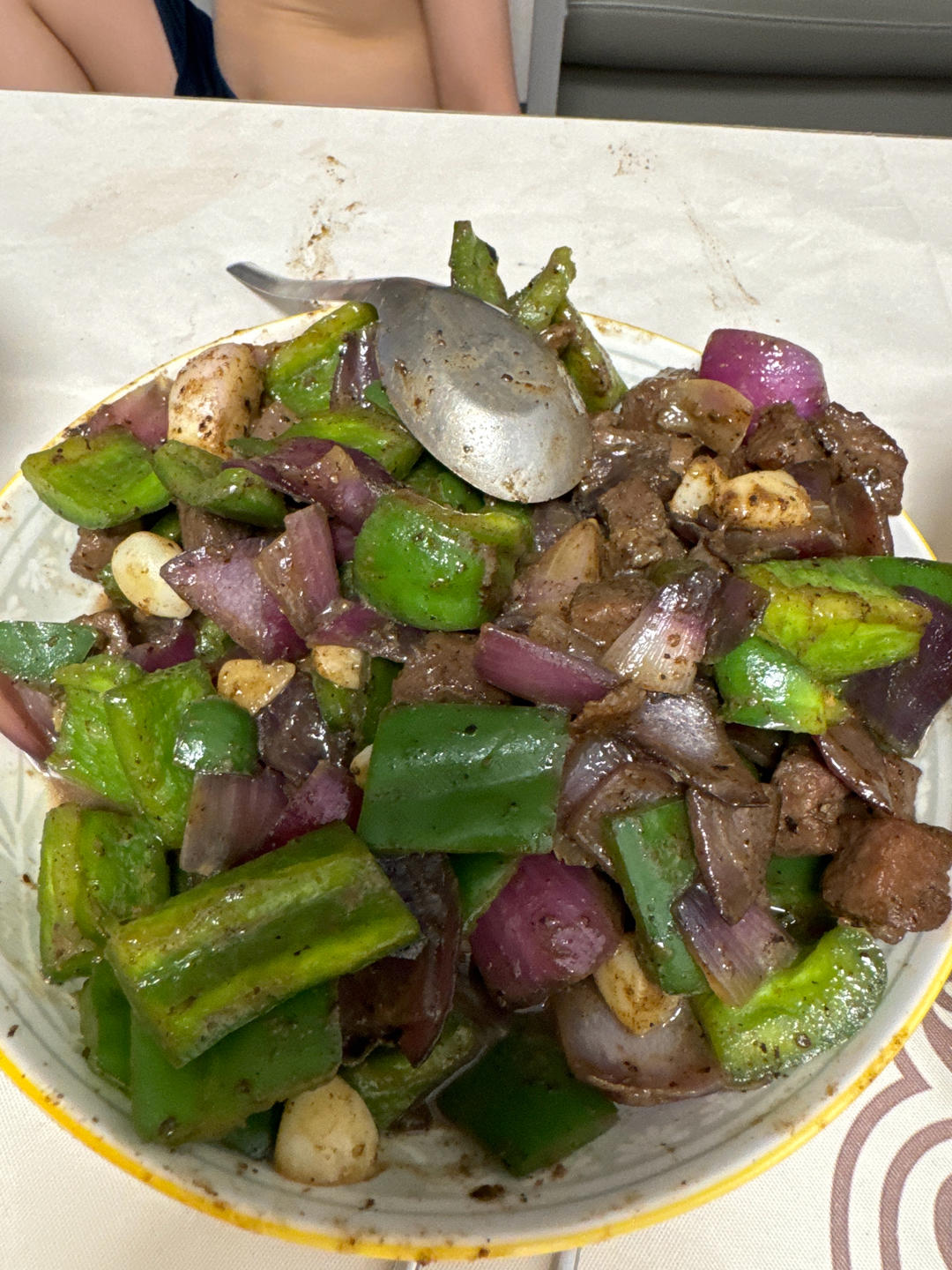 黑胡椒牛肉粒～～自创菜品，比煎牛排还好吃