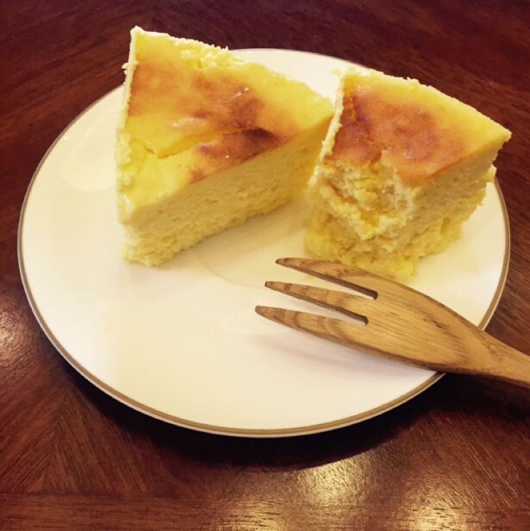 请叫我蒙蒙做的舒芙蕾奶酪蛋糕-小嶋老师的方子了!最爱!