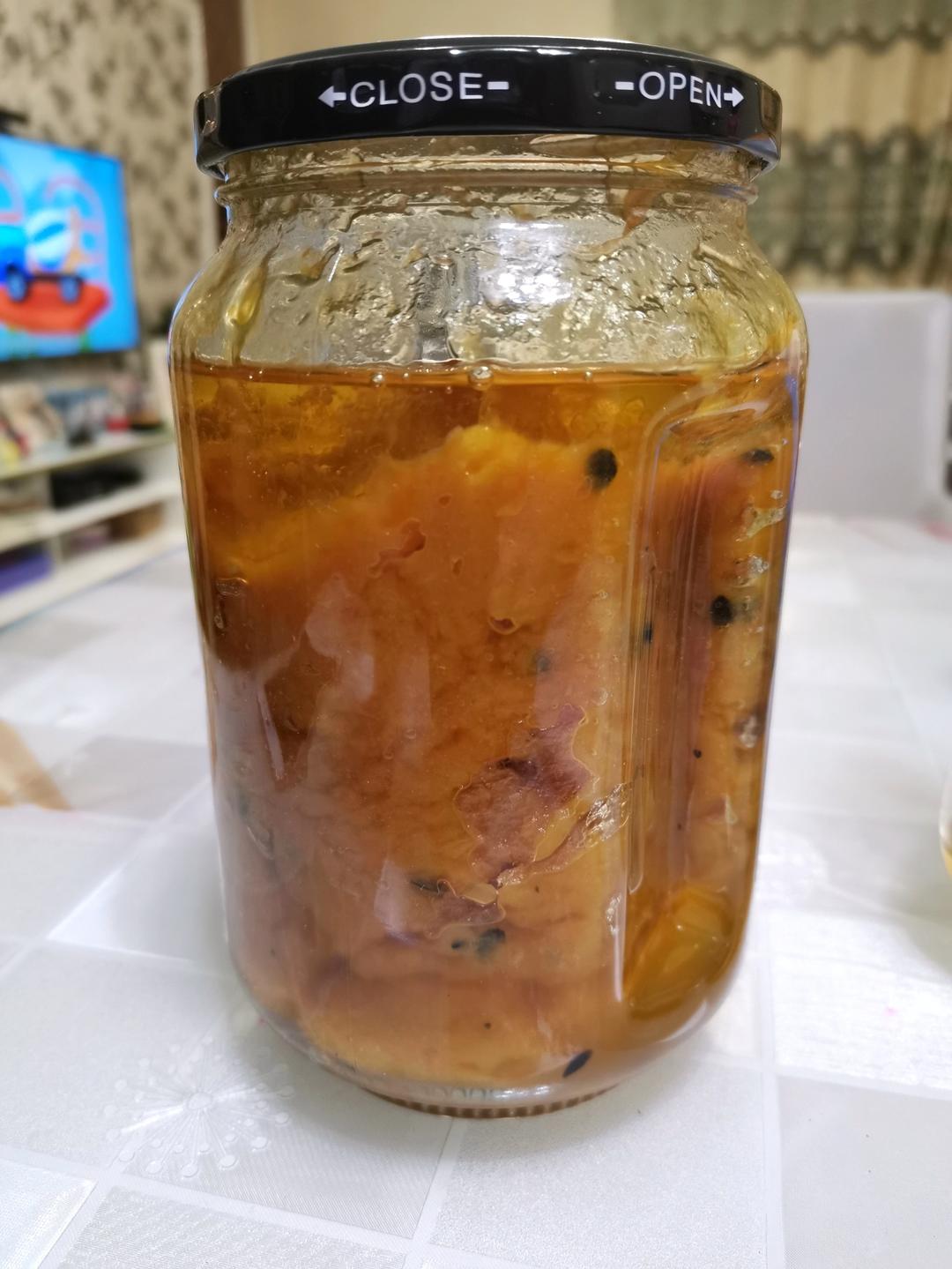 柠檬百香果蜂蜜柚子茶