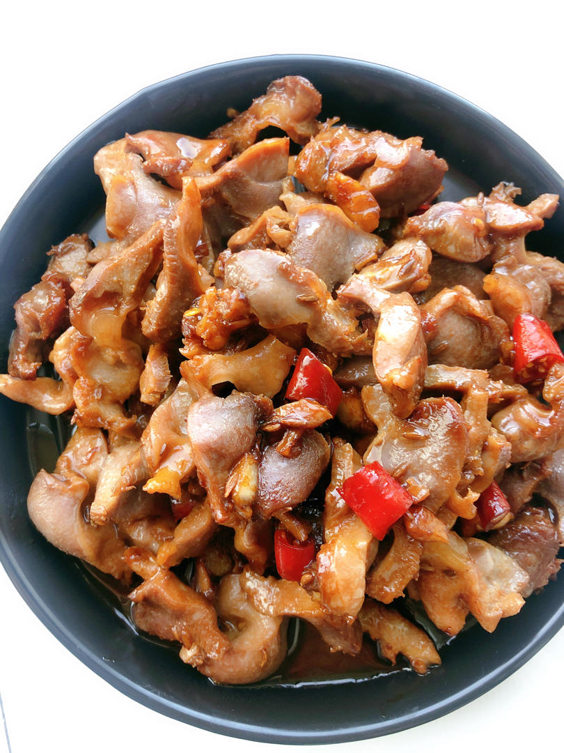 小米辣爆炒鸡胗
