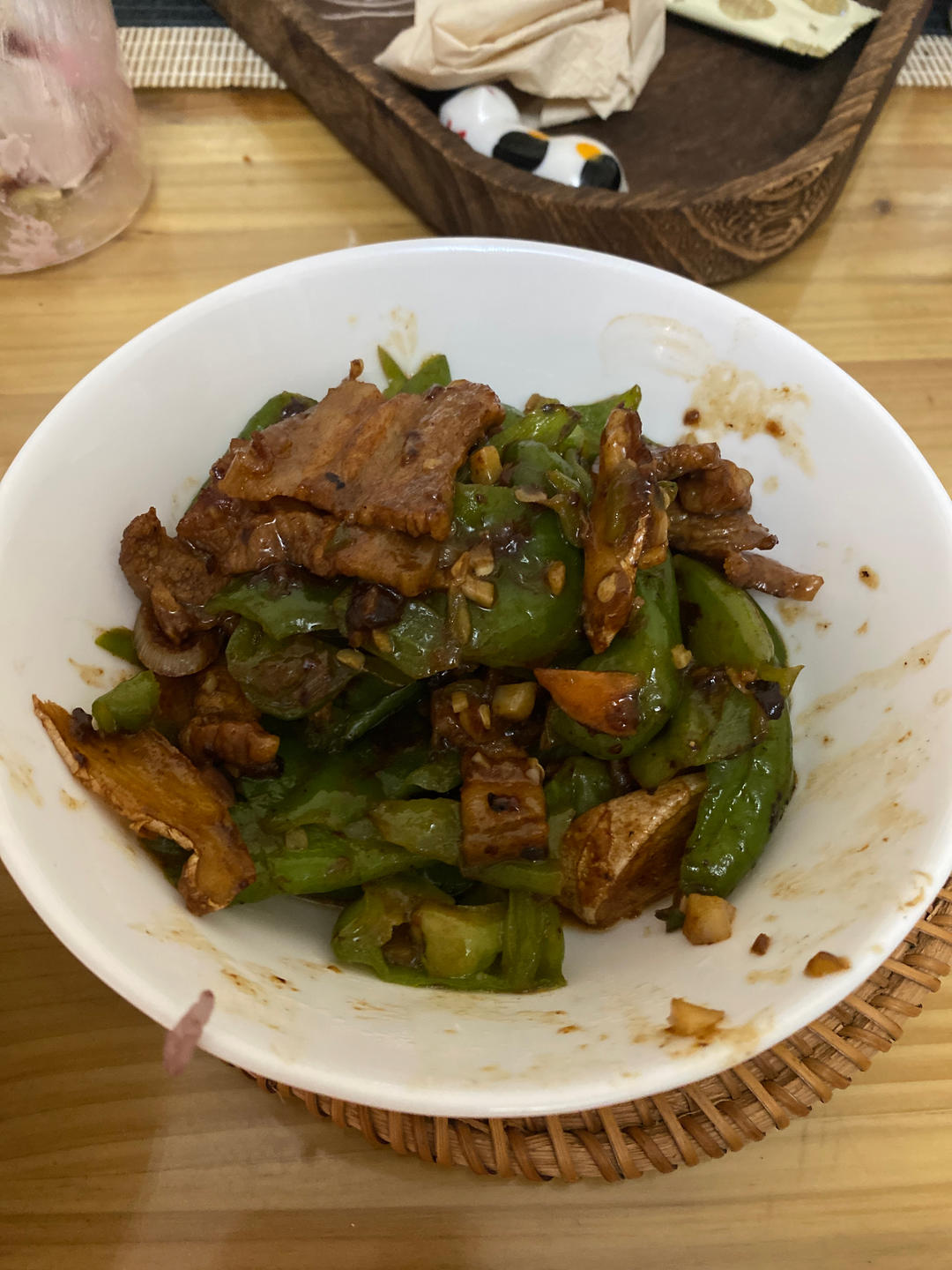 青椒炒肉片