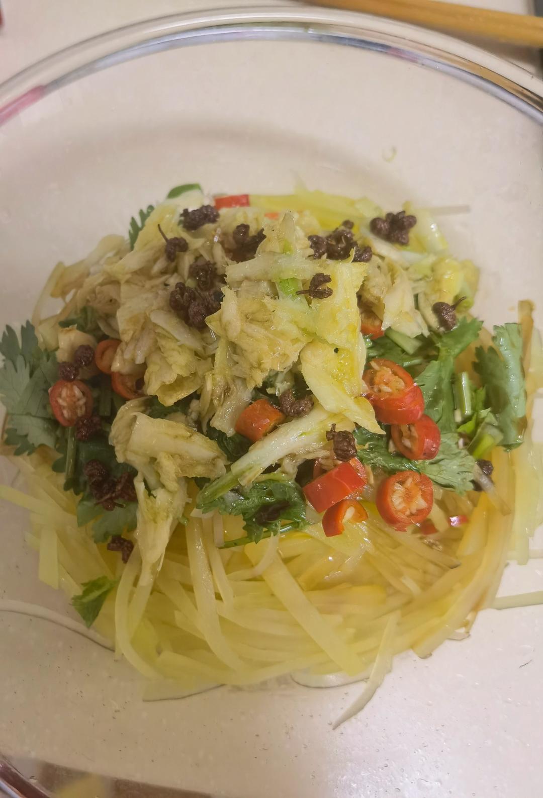 清爽不油腻的凉拌菜 凉拌土豆丝