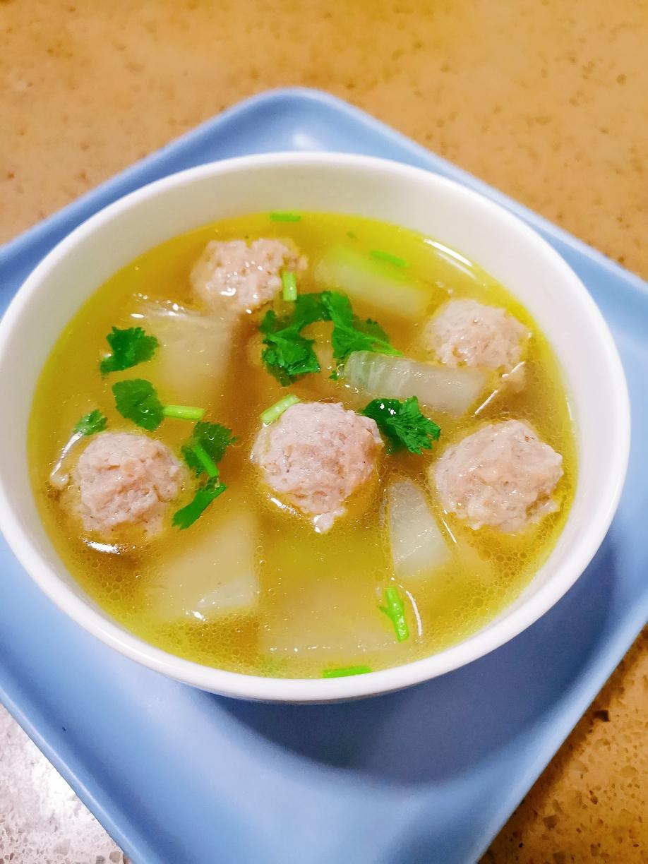 冬瓜丸子汤的做法