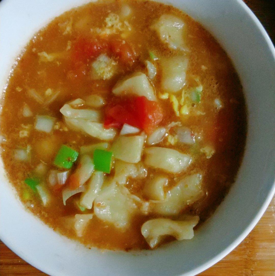 番茄鸡蛋疙瘩面