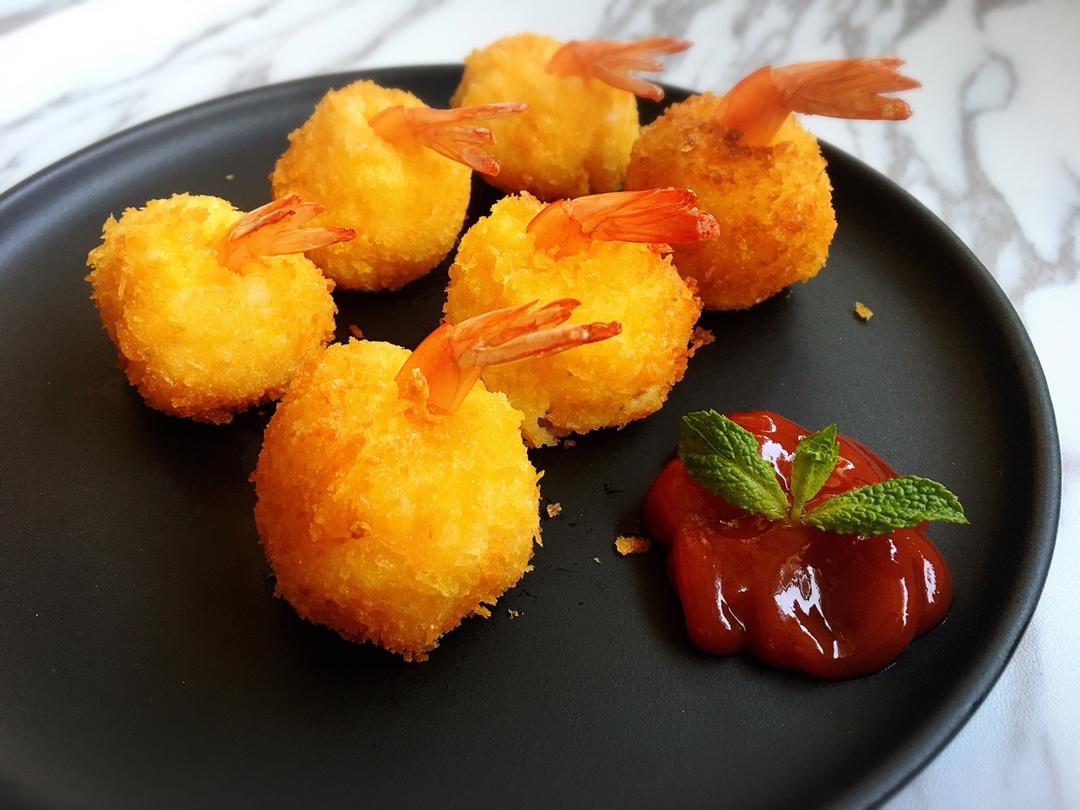 土豆芝士虾球
（媲美必胜客）