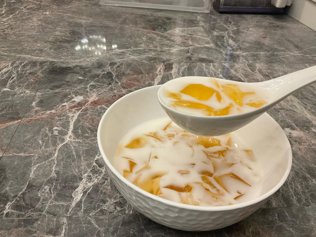 白桃乌龙茶冻