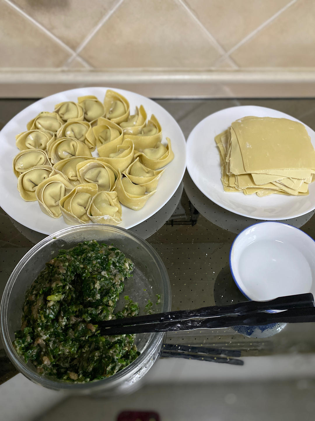 自制馄饨皮（手动压面机版）