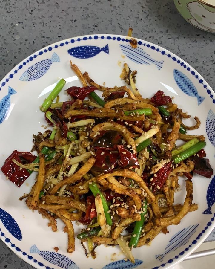 干煸鱿鱼须（附处理鱿鱼头的方法，新手必看）