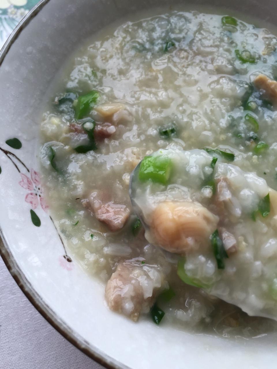 maggie晴妈咪做的瑶柱香菇粥