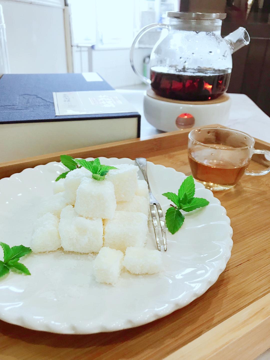 【椰蓉牛奶小方】无香草精——宝宝版的做法