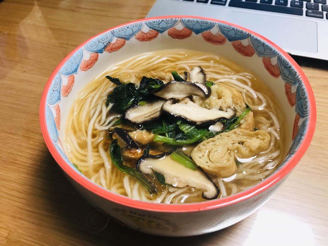 素面（青菜蘑菇面筋）