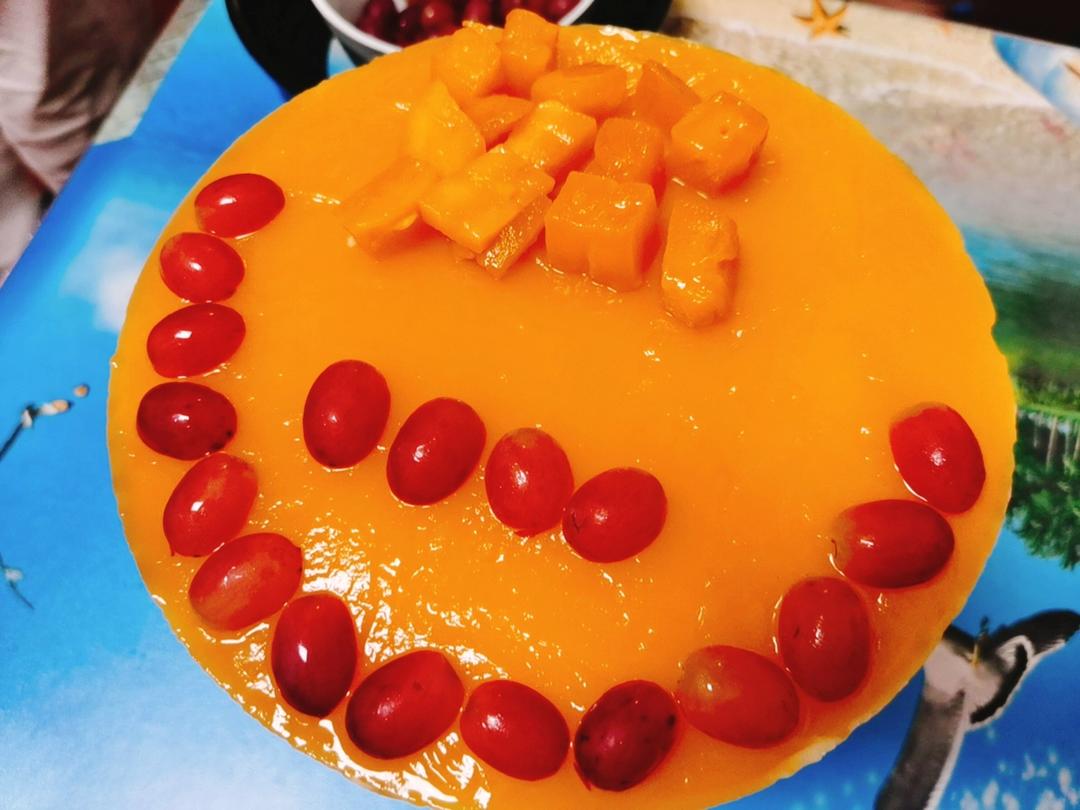 芒果酸奶布丁蛋糕