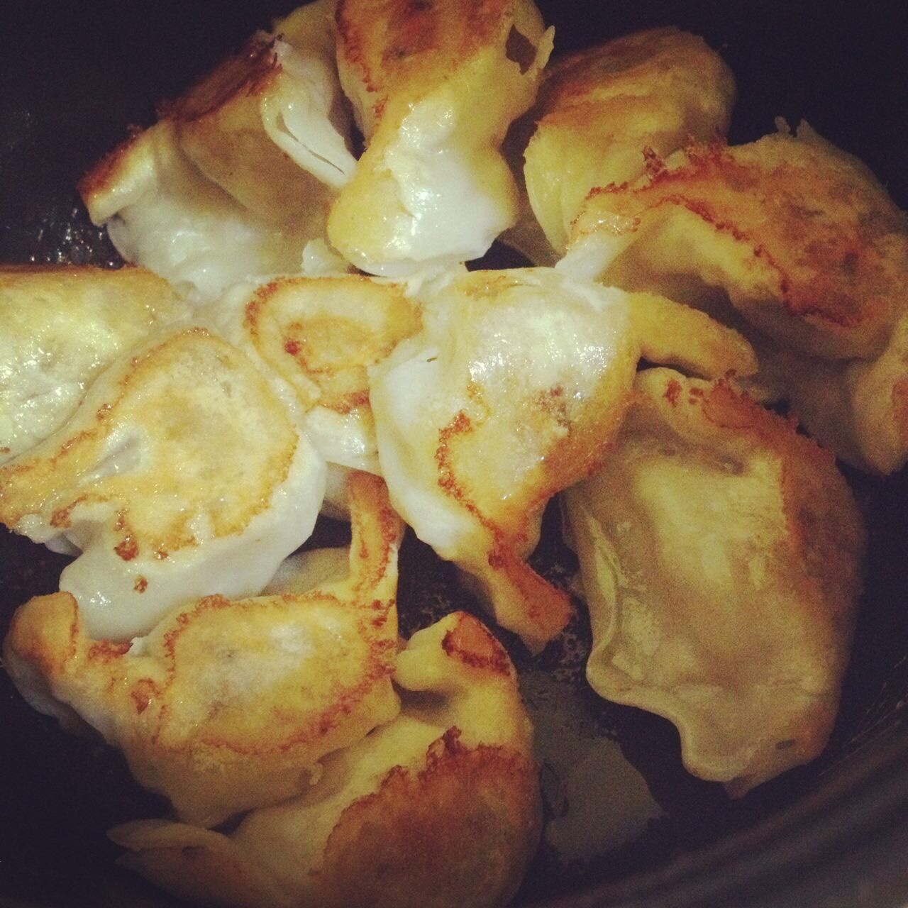 电饭煲煎饺