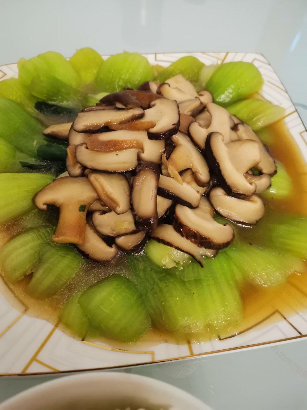 简单营养快手香菇青菜