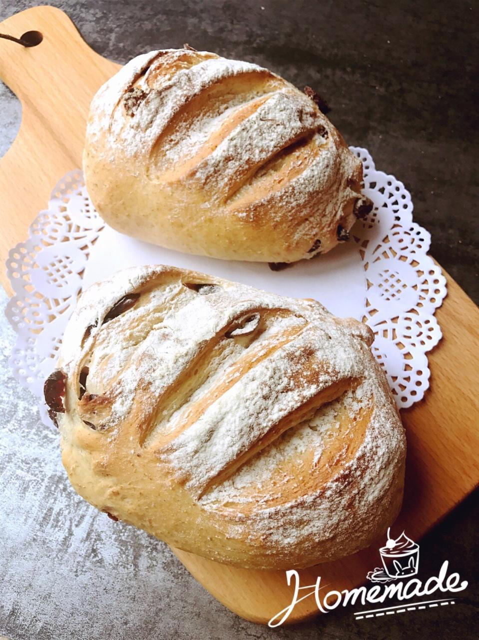 蔓越莓全麦黑糖面包