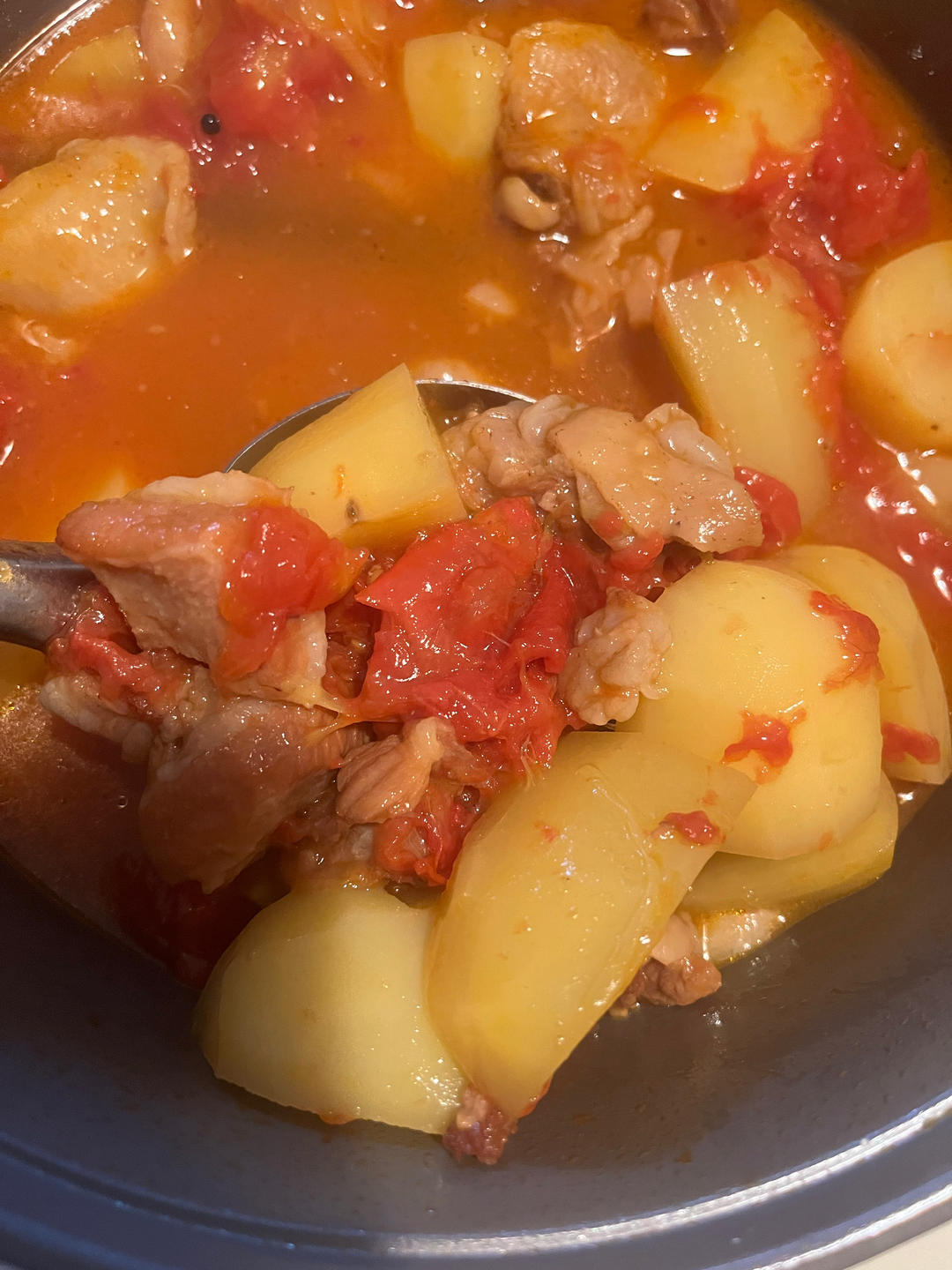 番茄土豆炖牛腩