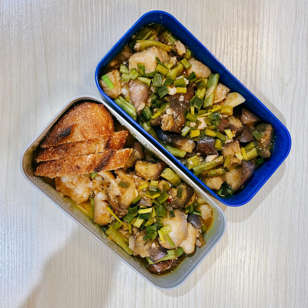 泰式甜辣茄子焖龙利鱼