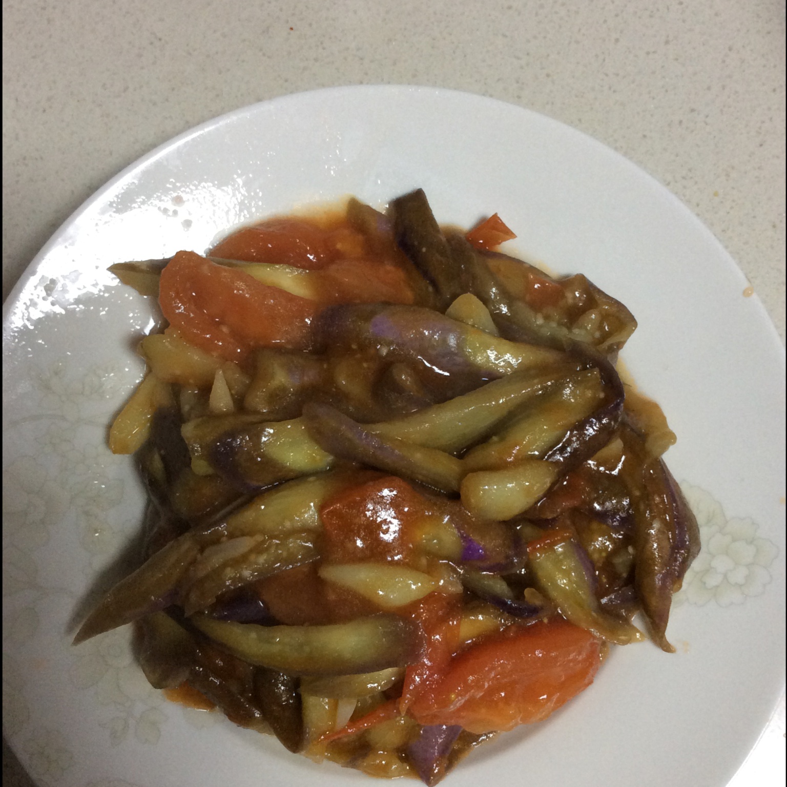 西红柿烧茄子