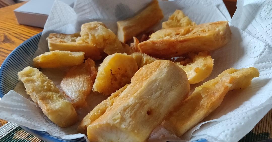 零难度贼过瘾的超大薯条——炸木薯条