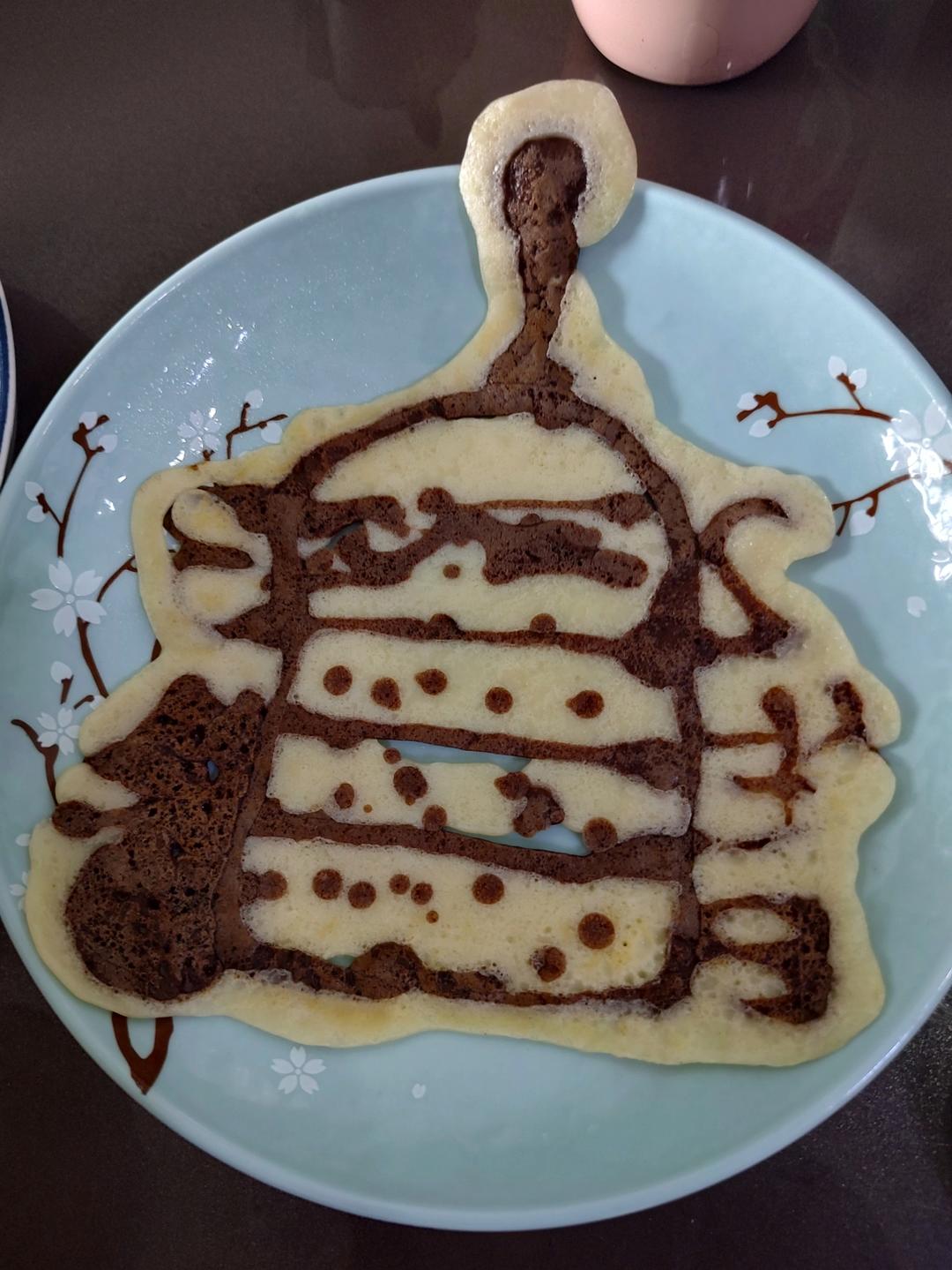 “画饼充饥”煎饼画·绘画煎饼🥞卡通煎饼\松饼