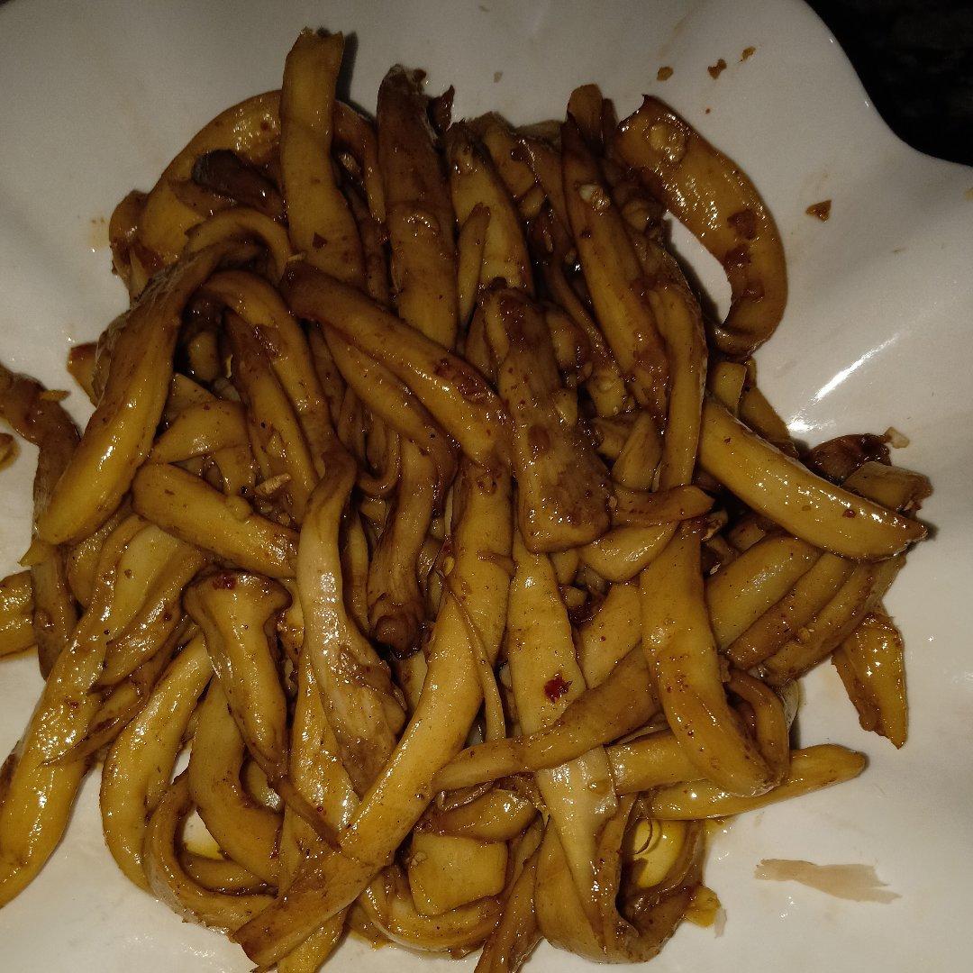 干煸手撕杏鲍菇