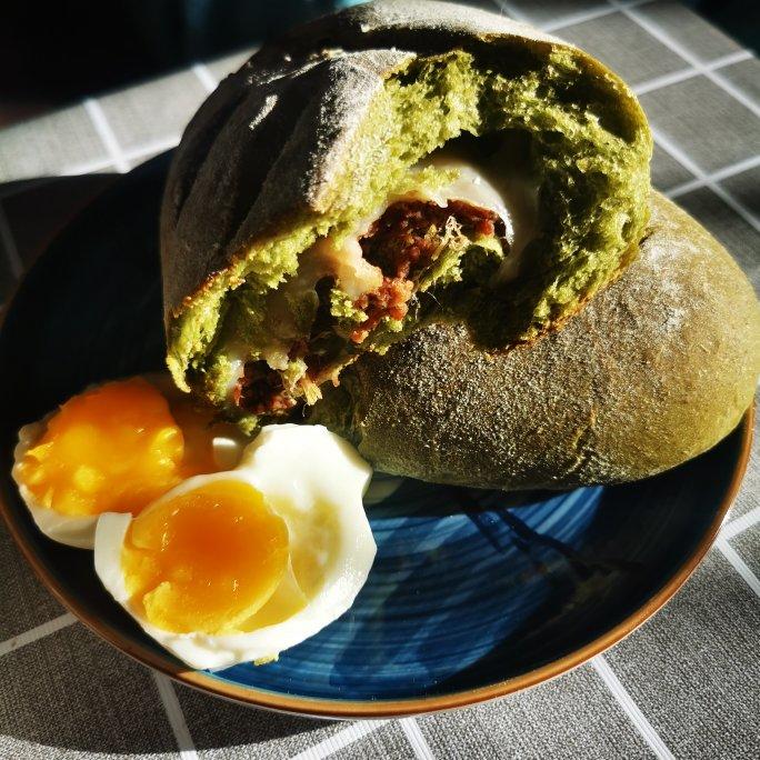 麻薯夹心可可（抹茶）软欧